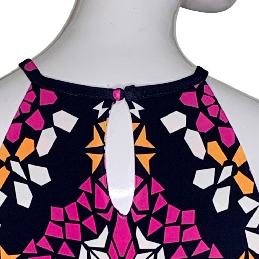 INC International Concept Halter Sleeveless Dress Geometric Print Size S - Picture 9 of 12